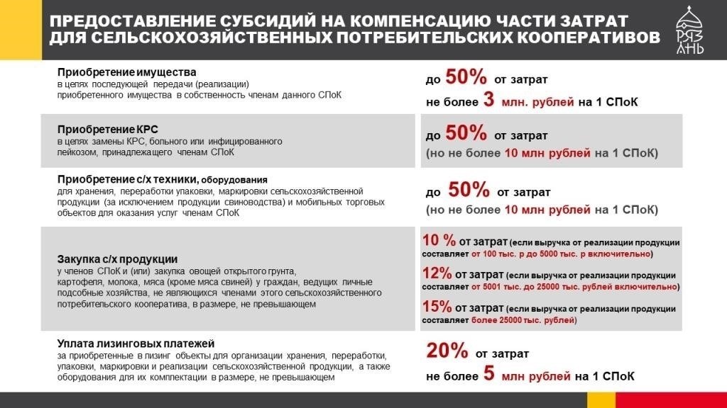 Критерии получения поддержки в сфере труда в Рязанской области