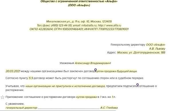 Распространенные ошибки, которых следует избегать при составлении письма о расторжении договора