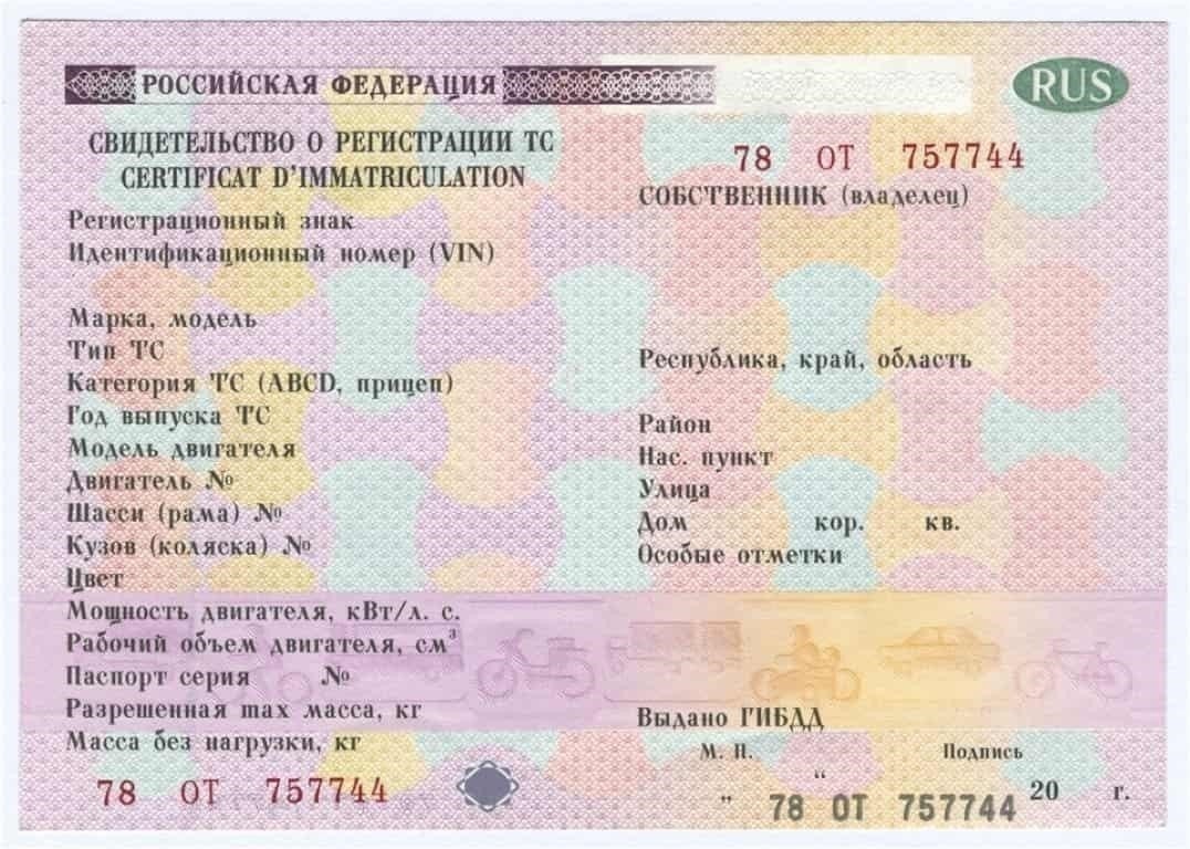 Где найти дату выдачи СТС