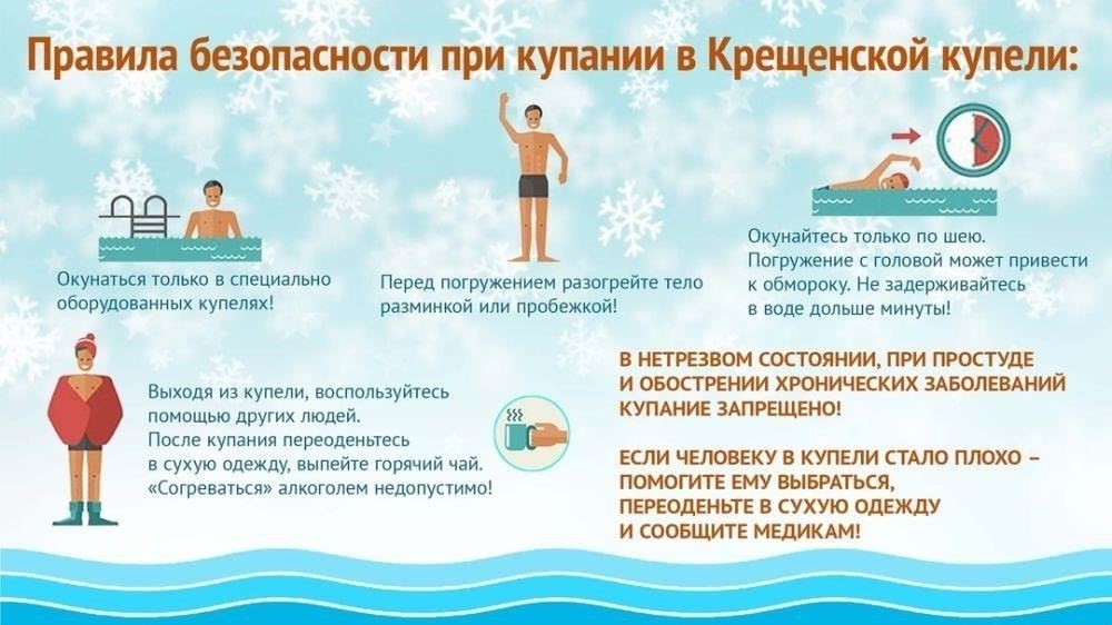 Меры безопасности в местах проведения Крещенских купаний в Иркутске