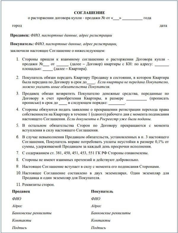 Ошибки в договоре купли-продажи: Способ отменить сделку