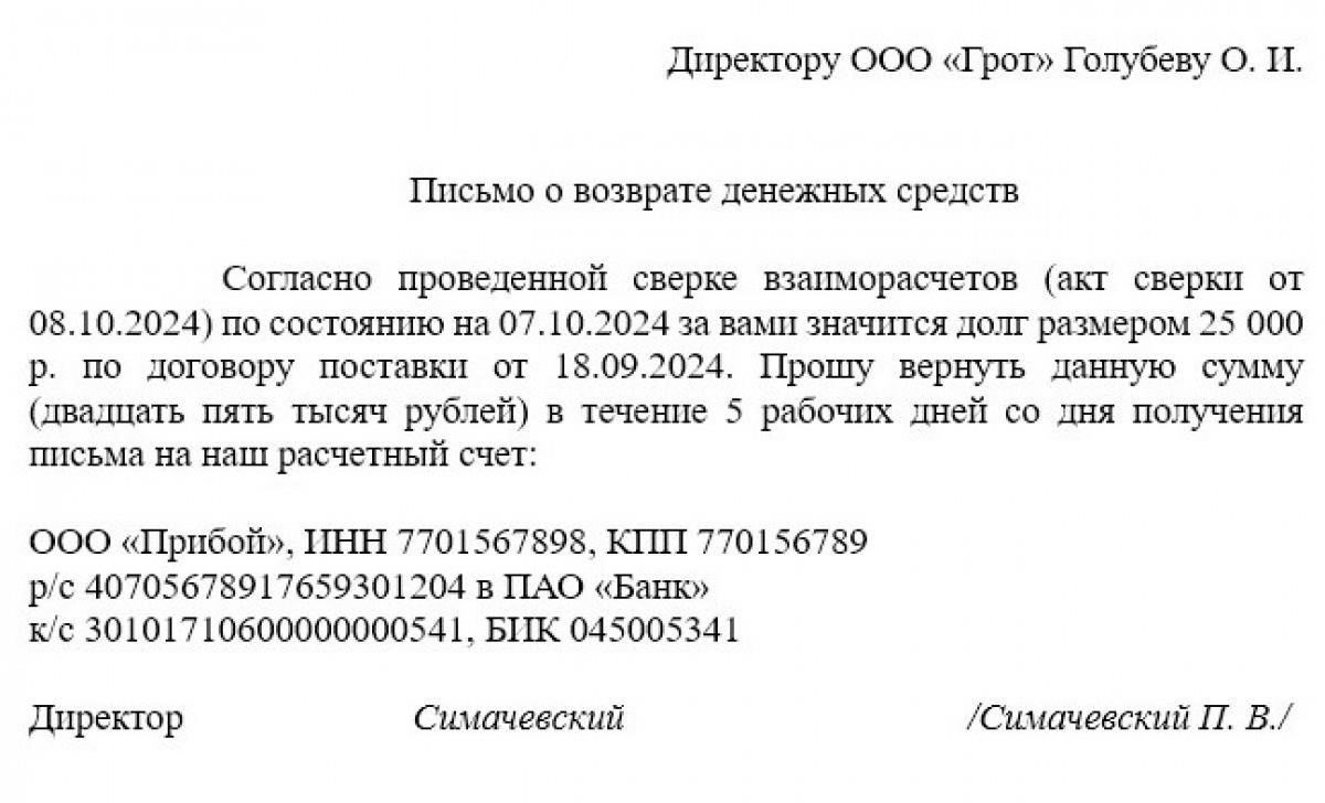 Понимание юридических оснований для запроса на возврат средств