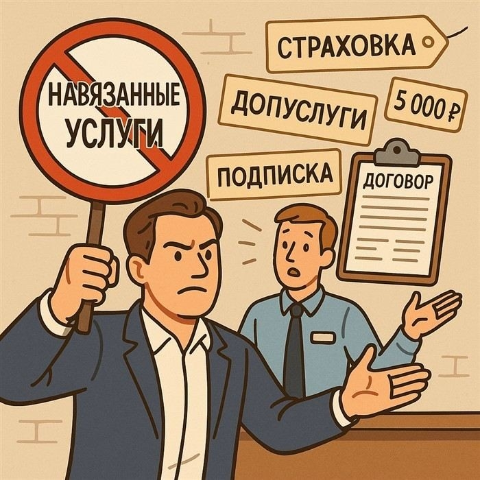 Как правильно составить исковое заявление о навязывании дополнительных услуг