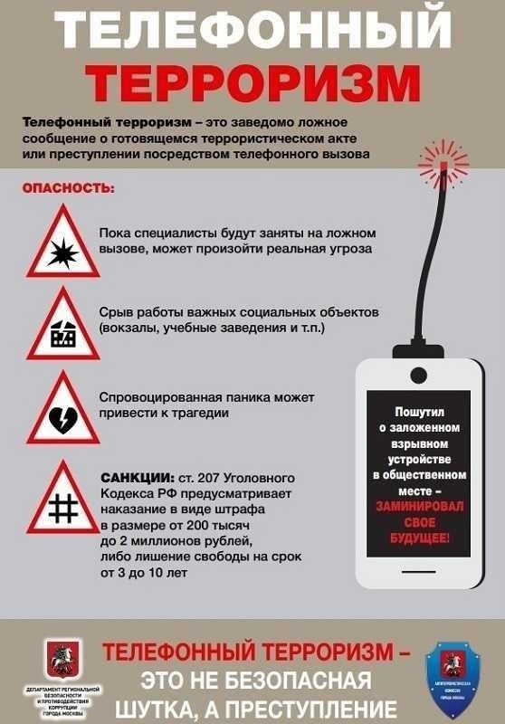 Правовые последствия телефонного терроризма и хулиганства в соответствии с Уголовным кодексом РФ