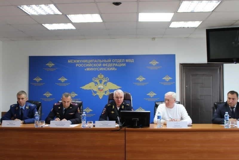 Руководящий состав Отдела МВД России по городу Минусинску