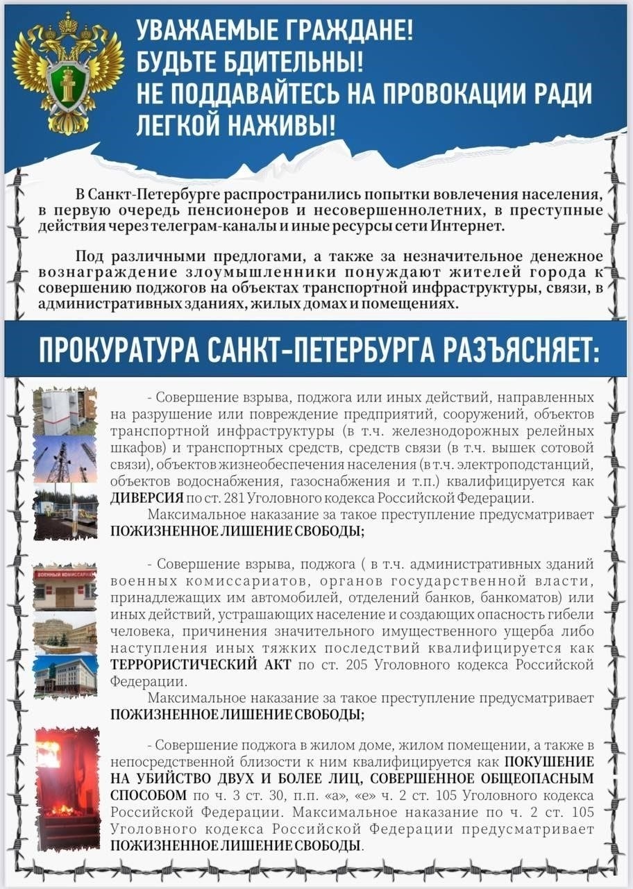 Толкование законов прокуратурой Санкт-Петербурга